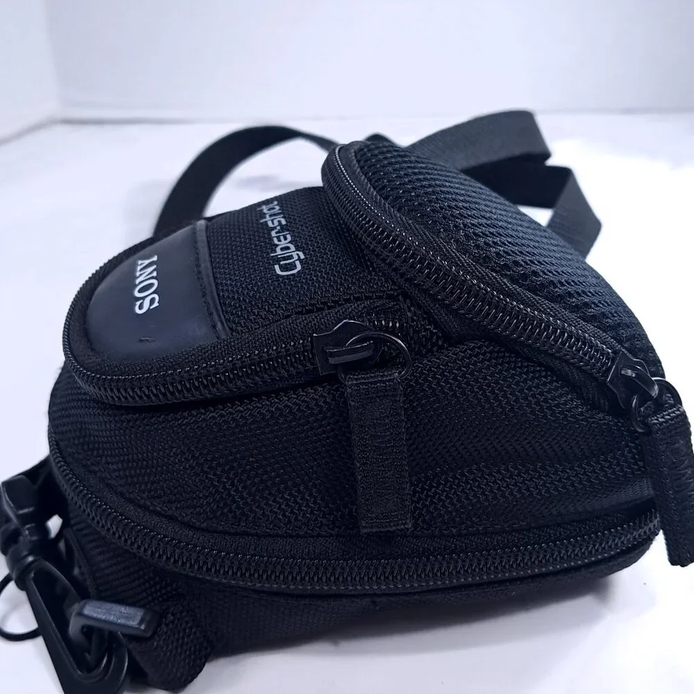 Sony‎ Cyber-Shot Camera digital Compact Carrying Bag case pouch black LCS-CSD